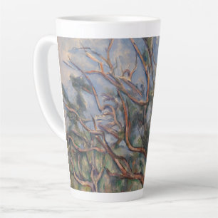 Bomen en Weg, Postimpressionistisch Landschap Latte Mok