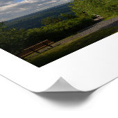 Bomen en Wolken Poster (Hoek)