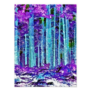 BOMEN FOTO AFDRUK