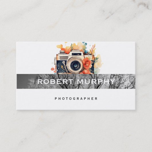 Bomen | Fotografie | Camerafloemen Visitekaartje (Voorkant)