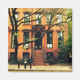 Bomen groeien in Brooklyn Magneet