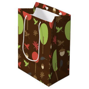 Bomen Herfst Eikel Bladeren Medium Cadeauzakje