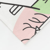 Bomen, huizen, het landschap van de lentestad fleece deken (Hoek)