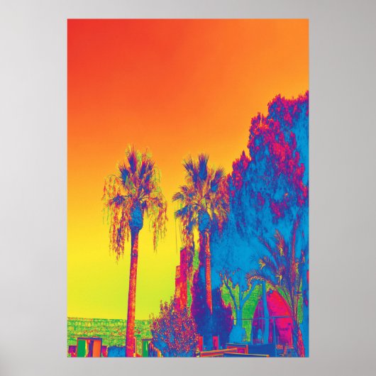 Bomen in Cyprus Poster (Voorkant)