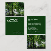 Bomen in de rivier visitekaartje (Voorkant / Achterkant)