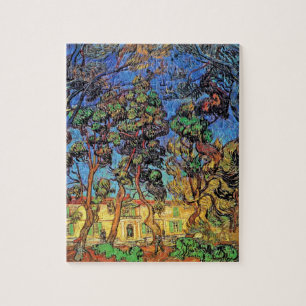 Bomen in de tuin van het Sint-Paulusziekenhuis - V Legpuzzel
