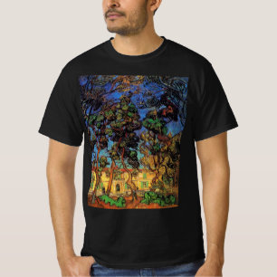 Bomen in de tuin van het ziekenhuis Saint-Paul van T-shirt