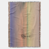 Bomen in de wind deken (Voorkant Verticaal)