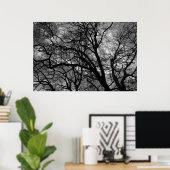 Bomen in de winter poster (Thuiskantoor)