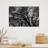 Bomen in de winter poster (Keuken)