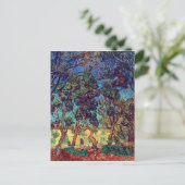 Bomen in de ziekenhuistuin | Van Gogh | Briefkaart (Staand voorkant)