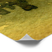 "Bomen in een veld #2" Landschap Poster (Hoek)