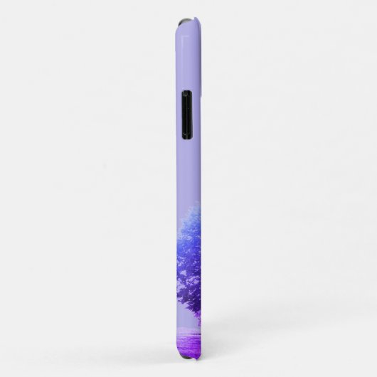 Bomen in Fog en Double Sunrise Case-Mate iPhone Case (Achterkant/rechts)