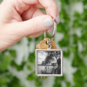 Bomen in het meer sleutelhanger (Hand)