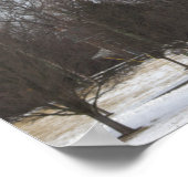 Bomen in Sneeuw Poster (Hoek)