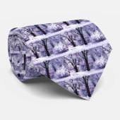 Bomen in sneeuw stropdas (Opgerold)