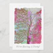 BOMEN INVITATIE (Voorkant / Achterkant)