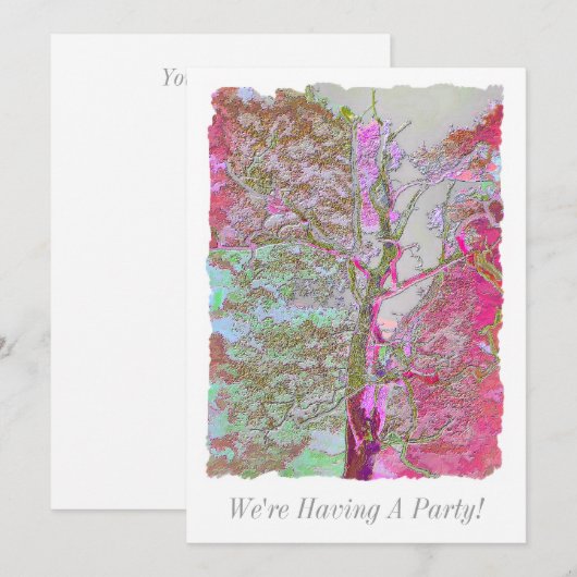 BOMEN INVITATIE (Voorkant / Achterkant)