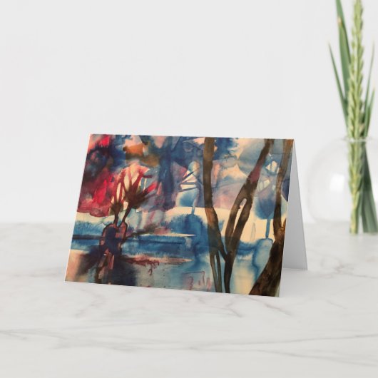 bomen kaart (Voorkant)