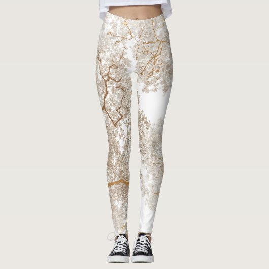 Bomen-kaart 1 leggings (Voorkant)