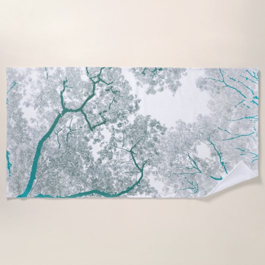 Bomen-kaart 3 strandlaken (Voorkant)