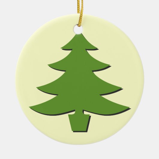 bomen keramisch ornament (Voorkant)