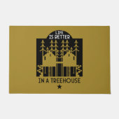 Bomen kleding en decor deurmat (Voorkant)