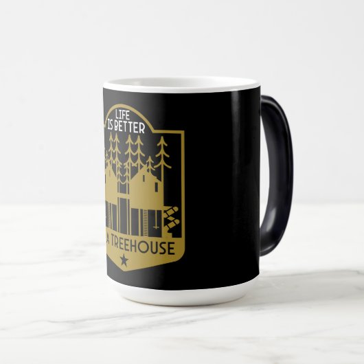 Bomen kleding en decor magische mok (Voorkant rechts)