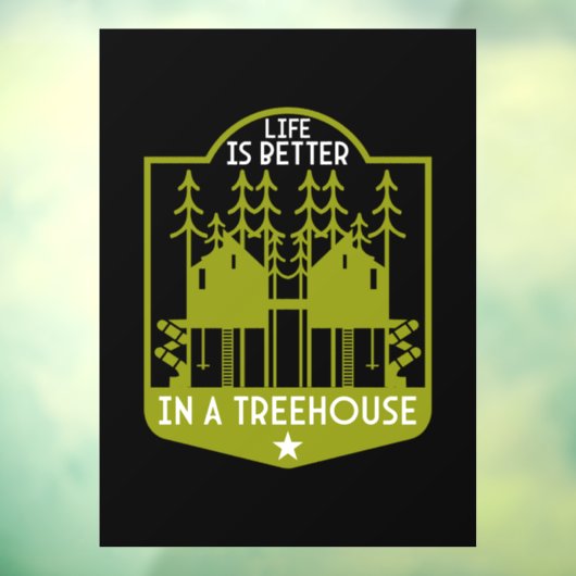 Bomen kleding en decor raamsticker (Vel 3)