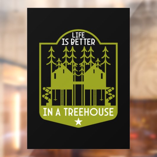 Bomen kleding en decor raamsticker (Vel 2)