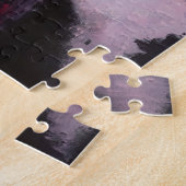 Bomen Landschapswolken Overcast Grass Legpuzzel (Zijkant)