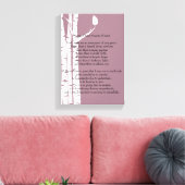 Bomen met gebedden canvas afdruk (Insitu (Woonkamer))