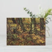 Bomen met Ivy van Vincent van Gogh (Staand voorkant)