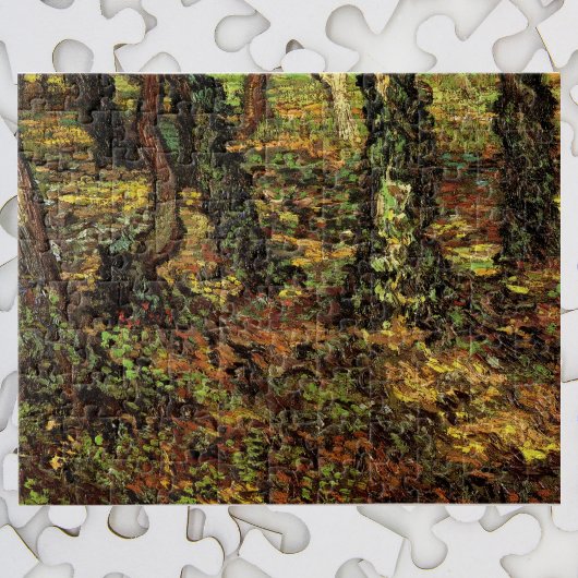 Bomen met Ivy van Vincent van Gogh Legpuzzel