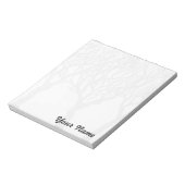 Bomen met Jouw naam - aanpasbaar notitieblok (Gedraaid)