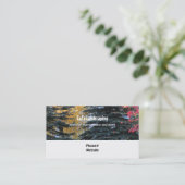 Bomen met landschapsontwerp visitekaartje (Staand voorkant)