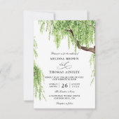 Bomen met Willow Budget QR Code Weddenschap Kaart (Voorkant)