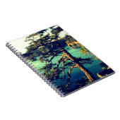 Bomen met windvlaag ~ Misluierde pas Notitieboek (Rechterzijde)