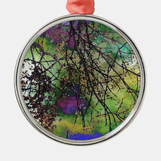 Bomen Metalen Ornament (Voorkant)