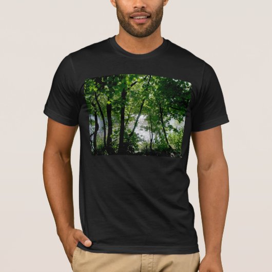 Bomen nabij de rivier t-shirt (Voorkant)