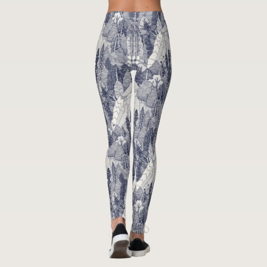 bomen NC blauwe leggings (Achterkant)