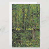 Bomen & Ondergroei door Van Gogh Briefpapier (Voorkant / Achterkant)