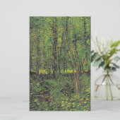 Bomen & Ondergroei door Van Gogh Briefpapier (Staand voorkant)