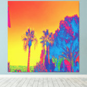 Bomen op Cyprus — Stretched Canvas Print (Insitu (Houten vloer))