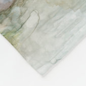 Bomen op de Waterverf Rocks in het BWCA Canoe Coun Fleece Deken (Hoek)