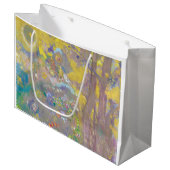 Bomen op gele achtergrond, Redon Groot Cadeauzakje (Voorkant Gekanteld)