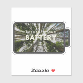 Bomen Oplaadsticker Sticker
