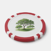 Bomen Poker Chips (Enkel)