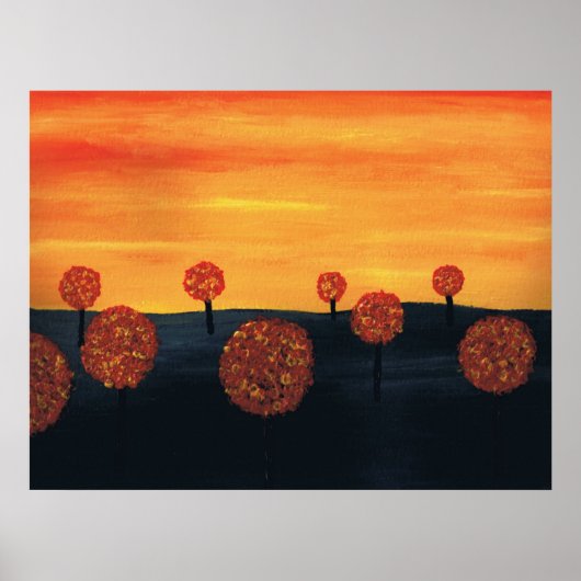 Bomen Poster (Voorkant)