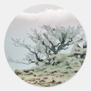 BOMEN RONDE STICKER